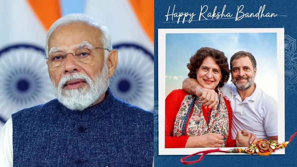 festival-symbolizing-immense-love-pm-modi-extends-raksha-bandhan-greetings-rahul-priyanka-gandhi-also-share-heartfelt-messages